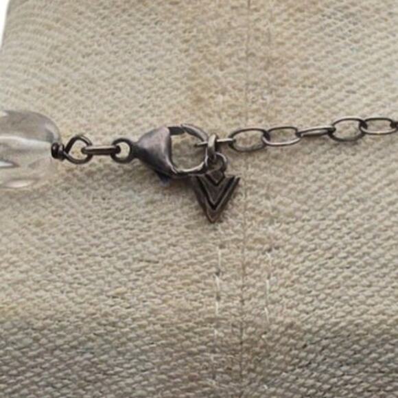 Silpada Sterling Silver 925 Freshwater Pearl & Quartz Beaded Necklace - Picture 5 of 7